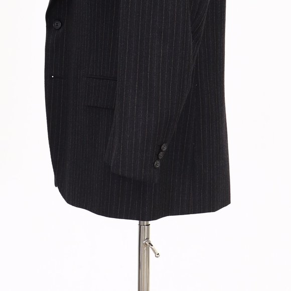 Belvest 46R Gray Stripe Wool Two Button Suit Jacket V001 - Picture 6 of 11